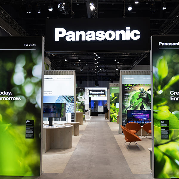 Frontansicht Messestand – Panasonic, IFA Berlin